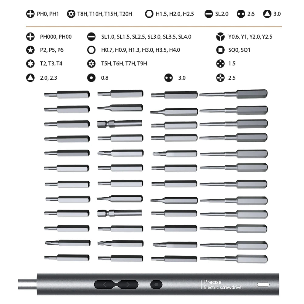 Wise Tools™ - Multi-Purpose Electric Screwdriver 62 in 1 Set